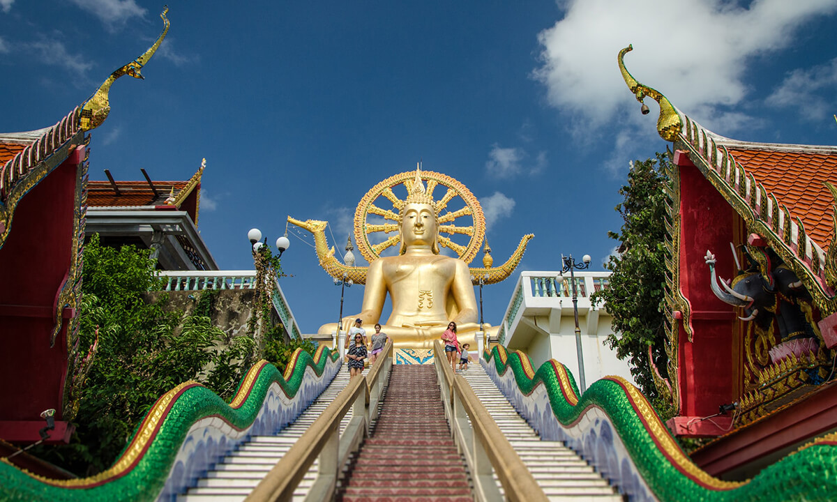 Big Buddha Temple, Koh Samui, Thailand-Travel Thailand-Travel Asia-Tour Tarzan