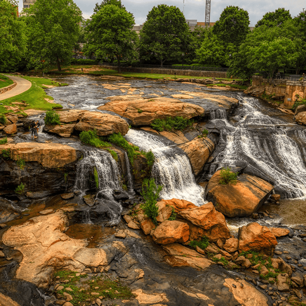 Reedy River Greenville South Carolina-Top Awesome Places to visit in USA 2022 - Travel UK USA EU
